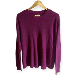 American Eagle Purple Crew Neck Sweater